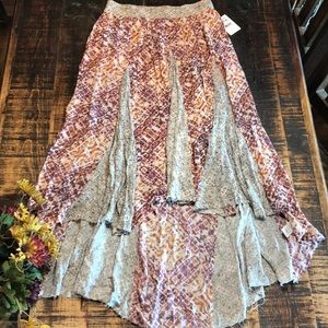 Free People Asymmetrical Maxi Skirt